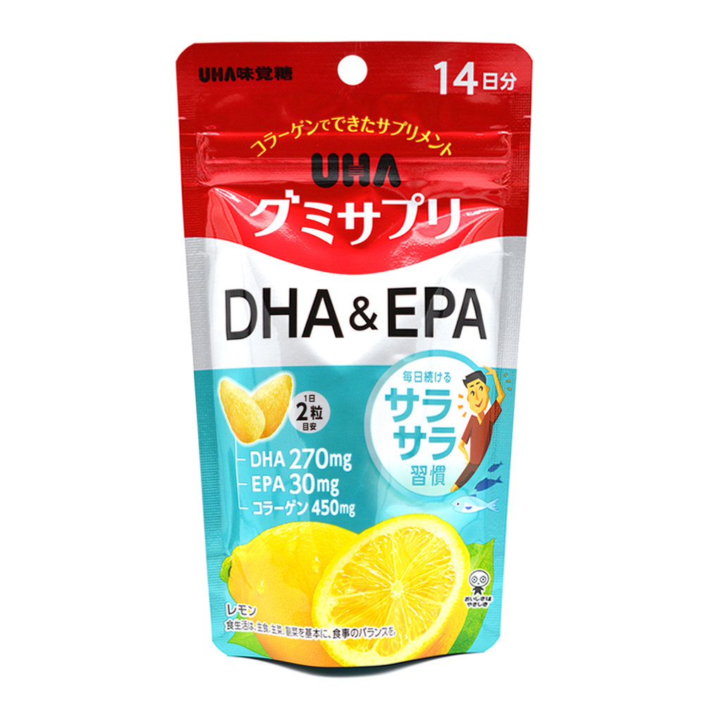 UHA 구미 DHA & EPA 레몬맛 28알 (14일분)