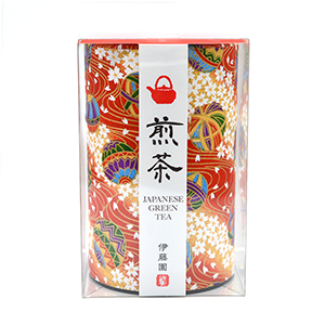 이토엔 유젠 일본 전통무늬 캔 센차 80g
